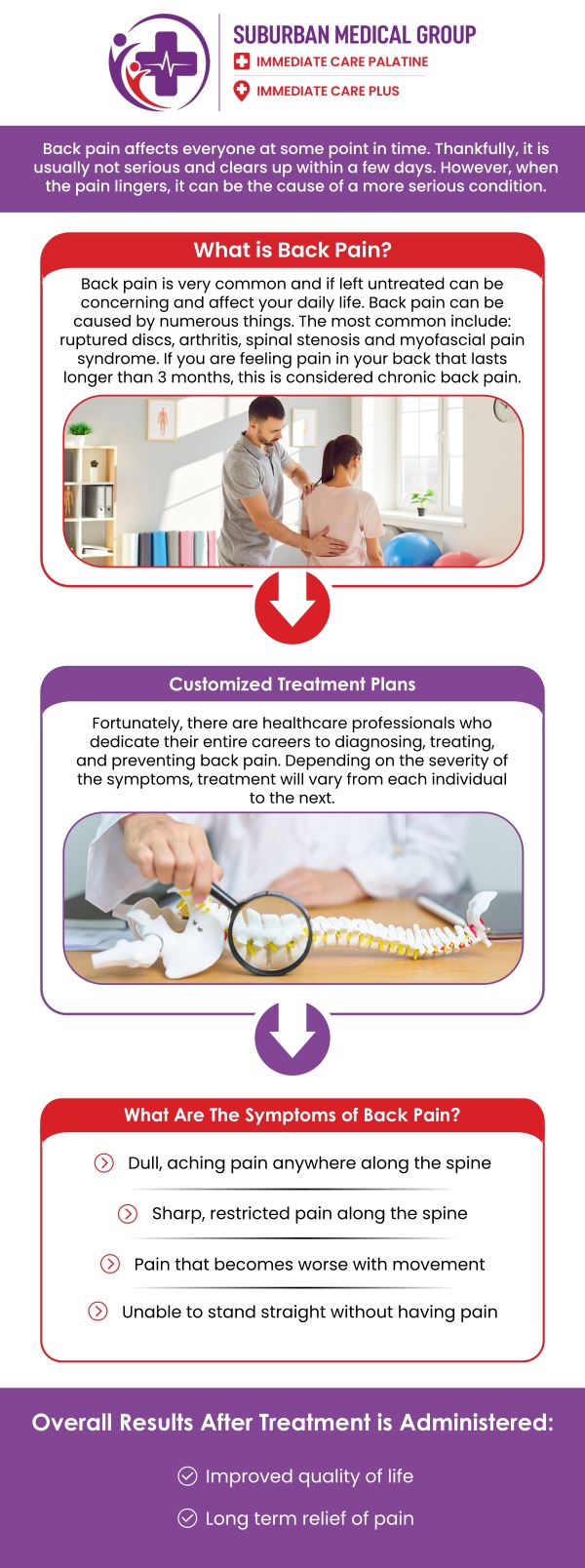 Common questions asked by patients: What are the most common causes of back pain? When should I see a doctor for persistent or severe back pain? How is the underlying cause of back pain diagnosed? What warning signs suggest back pain may be a serious condition? For more information, contact us or book an appointment online. We are conveniently located at 693 W Boughton Rd, Bolingbrook, IL 60440. We serve patients from Bolingbrook IL, Romeoville IL, Naperville IL, and Woodridge IL, and surrounding cities. Common questions asked by patients: What are the most common causes of back pain? When should I see a doctor for persistent or severe back pain? How is the underlying cause of back pain diagnosed? What warning signs suggest back pain may be a serious condition? For more information, contact us or book an appointment online. We are conveniently located at 693 W Boughton Rd, Bolingbrook, IL 60440. We serve patients from Bolingbrook IL, Romeoville IL, Naperville IL, and Woodridge IL, and surrounding cities.