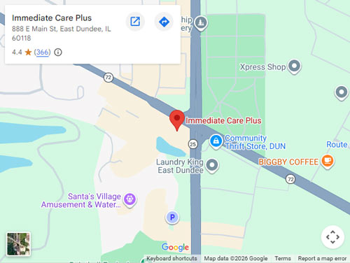 Get Directions to Immediate Care Plus in East Dundee, IL Get Directions to Immediate Care Plus in East Dundee, IL