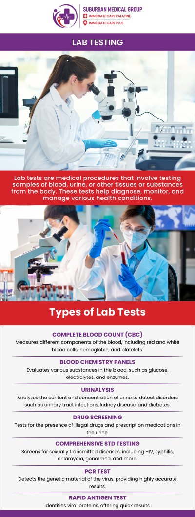 Common questions asked by patients: How should I prepare for routine lab testing? What conditions can be diagnosed through lab testing? How long does it take to receive lab test results? Are lab tests necessary for preventive health screenings? For more information, contact us or book an appointment online. We are conveniently located at 888 E Main St, East Dundee, IL 60118. We serve patients from East Dundee IL, West Dundee IL, Sleepy Hollow IL, Gilberts IL, and surrounding cities. Common questions asked by patients: How should I prepare for routine lab testing? What conditions can be diagnosed through lab testing? How long does it take to receive lab test results? Are lab tests necessary for preventive health screenings? For more information, contact us or book an appointment online. We are conveniently located at 888 E Main St, East Dundee, IL 60118. We serve patients from East Dundee IL, West Dundee IL, Sleepy Hollow IL, Gilberts IL, and surrounding cities.