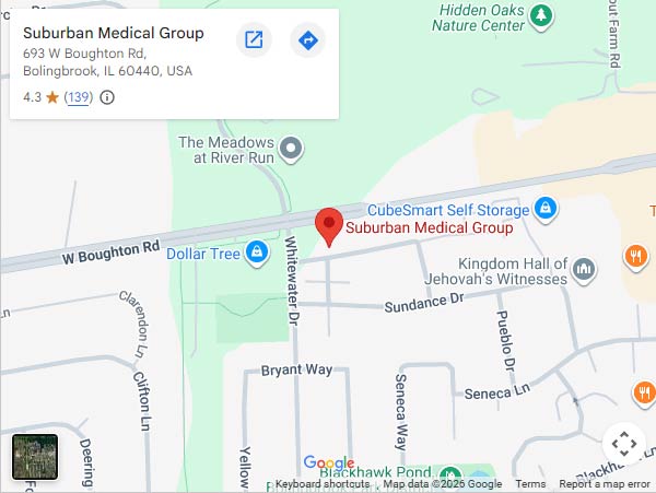 Directions to Suburban Medical Group in San Bolingbrook IL Directions to Suburban Medical Group in San Bolingbrook IL