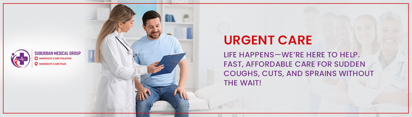 For sudden, non-life-threatening health setbacks, our experienced providers deliver exceptional urgent care at Immediate Care Plus in Dundee. With a focus on compassionate, rapid walk-in treatment, our team utilizes advanced on-site diagnostics to provide swift relief for minor fractures, painful infections, and lacerations, ensuring you get comprehensive care without the ER hassle. For more information, contact us or book an appointment online. We are conveniently located at 888 E Main St, East Dundee, IL 60118. For sudden, non-life-threatening health setbacks, our experienced providers deliver exceptional urgent care at Immediate Care Plus in Dundee. With a focus on compassionate, rapid walk-in treatment, our team utilizes advanced on-site diagnostics to provide swift relief for minor fractures, painful infections, and lacerations, ensuring you get comprehensive care without the ER hassle. For more information, contact us or book an appointment online. We are conveniently located at 888 E Main St, East Dundee, IL 60118.