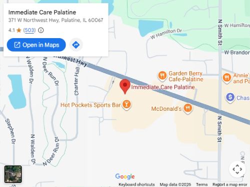 Directions From Your Location to Immediate Care Palatine in Palatine, IL Directions From Your Location to Immediate Care Palatine in Palatine, IL
